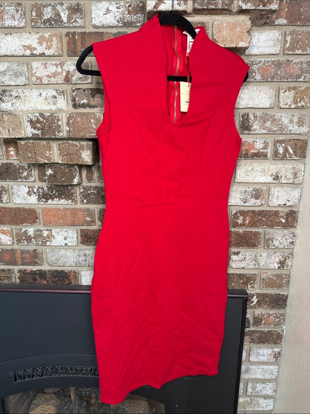 Rolla Coster Vibrant Red Sleeveless Mini Dress size L